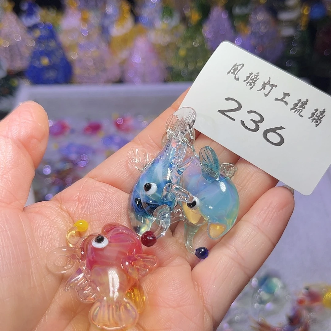 细***细玻璃吊坠（不含链）236安康鱼