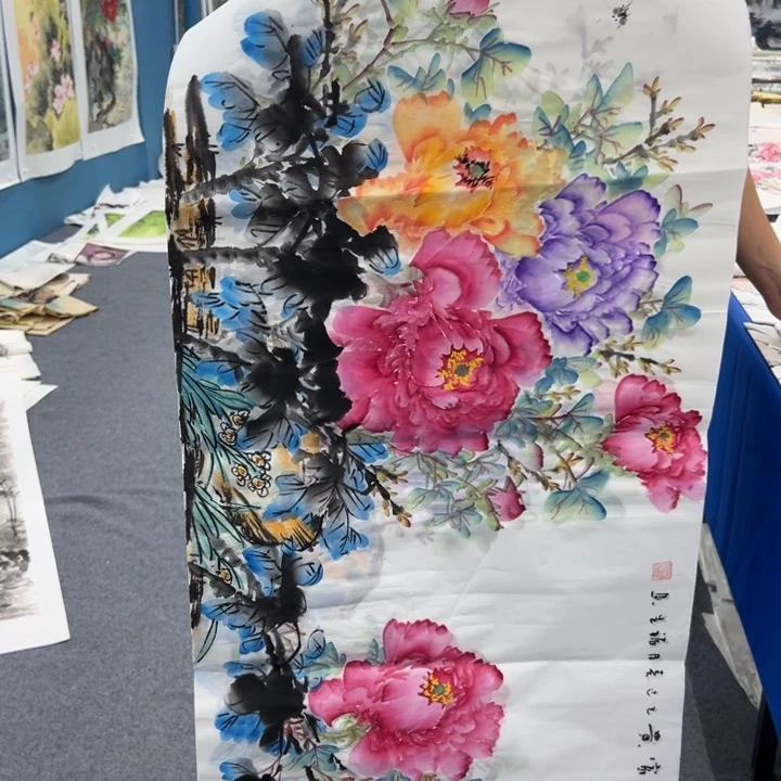 国画宣纸纯手绘字画