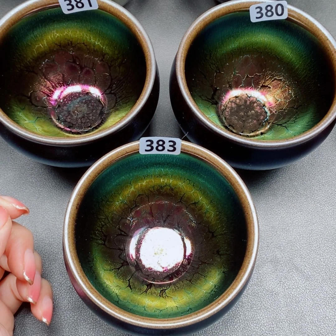 ****许茶盏建窑建盏主人杯3只