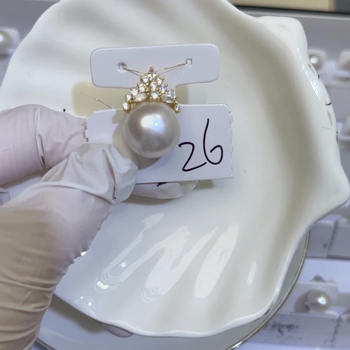 淡水珍珠颈饰银S925镶嵌