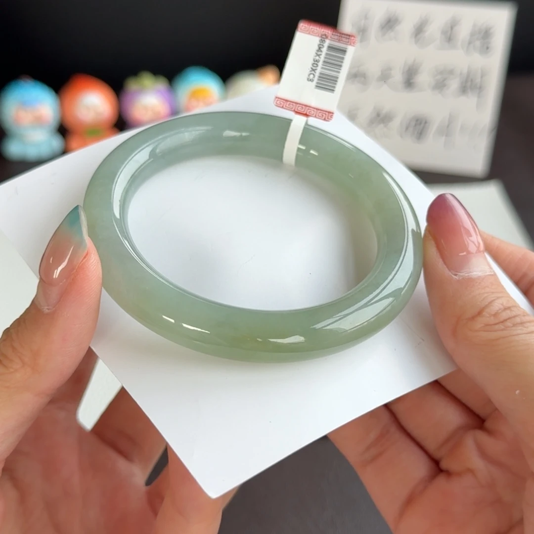 翡翠未镶嵌手镯29号 54.9