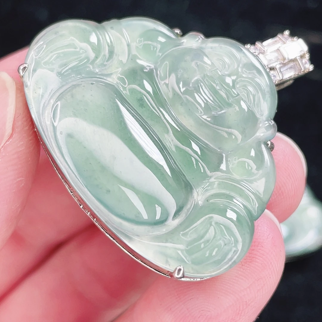 翡翠未镶嵌颈饰920