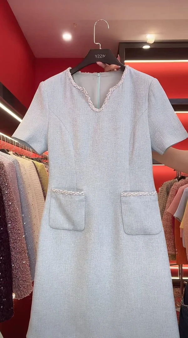 MSSY美舒尚衣休闲裙子连衣裙女装气质时尚女士夏季显瘦百搭中长款