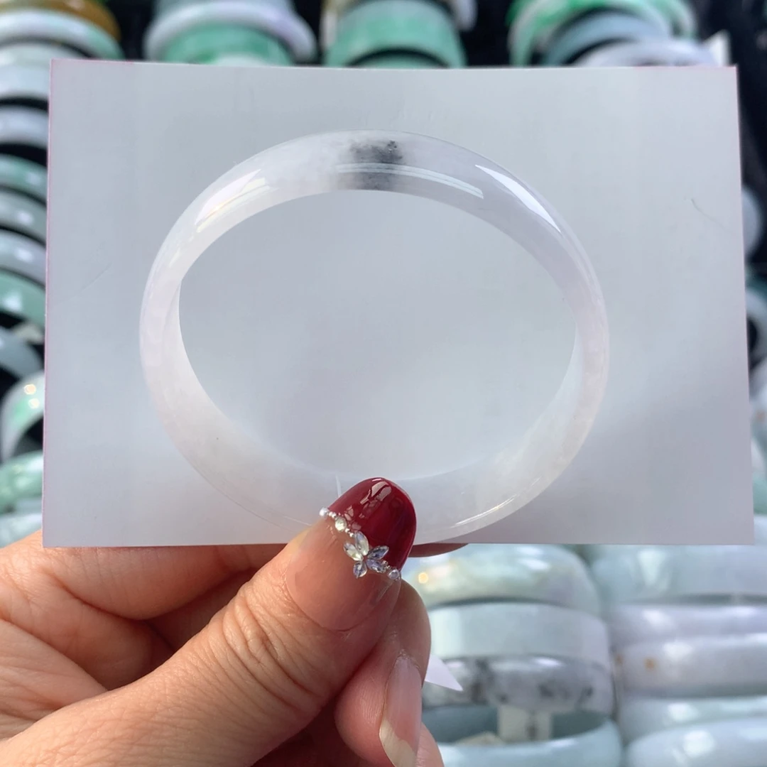 翡翠手镯未镶嵌公主手镯51+