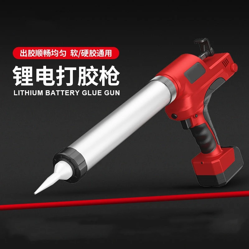 电动胶枪玻璃胶结构胶枪家用无线锂电打胶枪门窗软胶硬胶两用