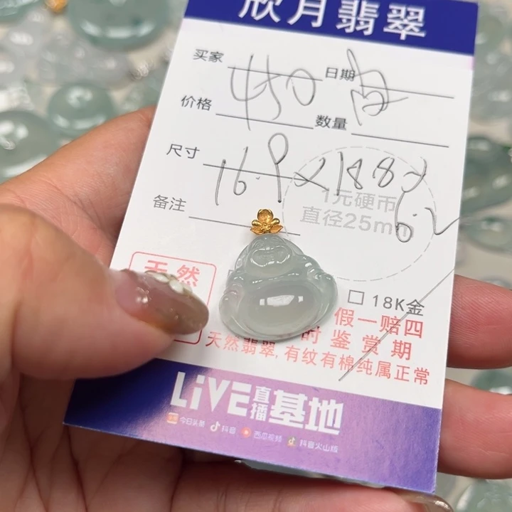 ₊***₊翡翠未镶嵌颈饰天然