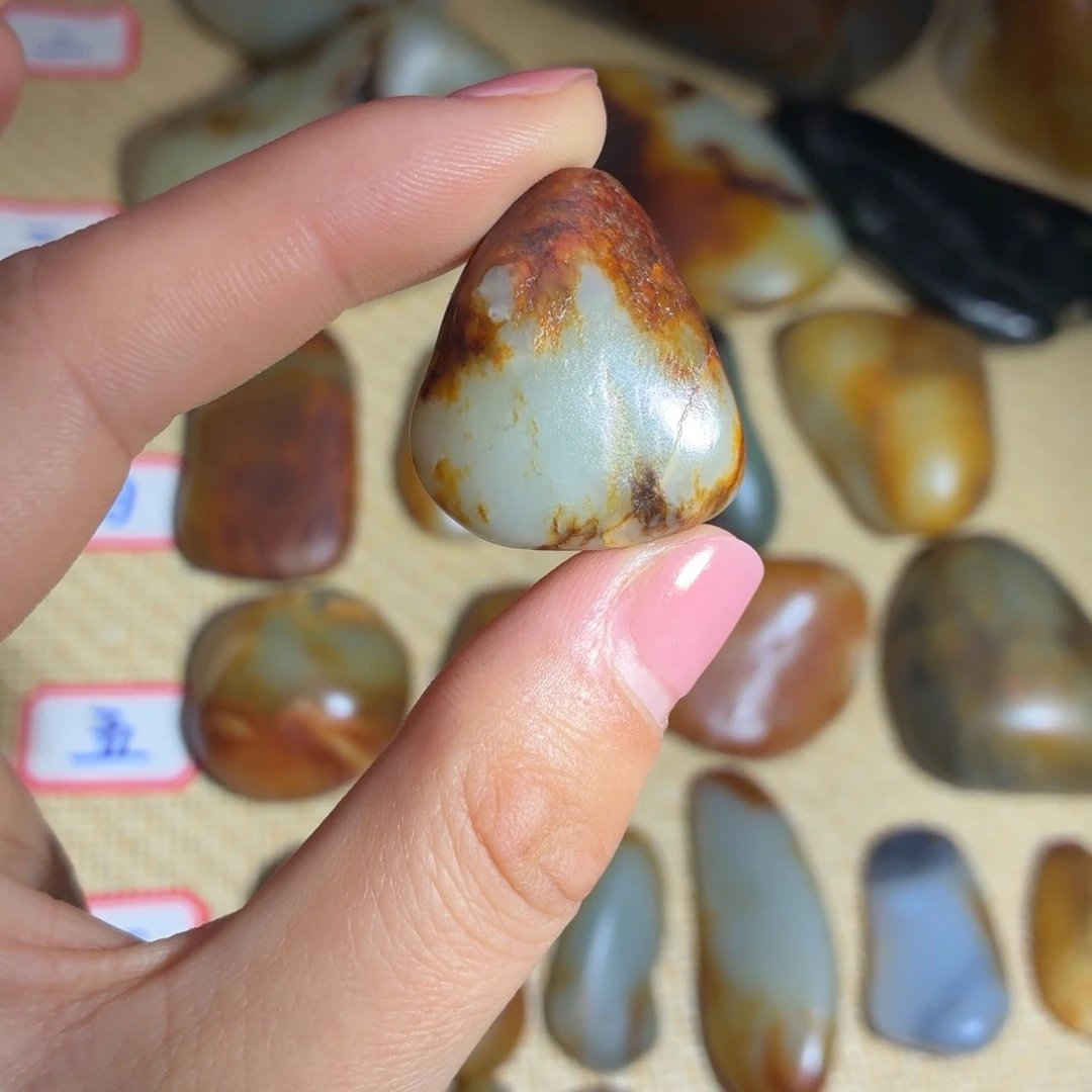 和田玉未镶嵌挂件16g