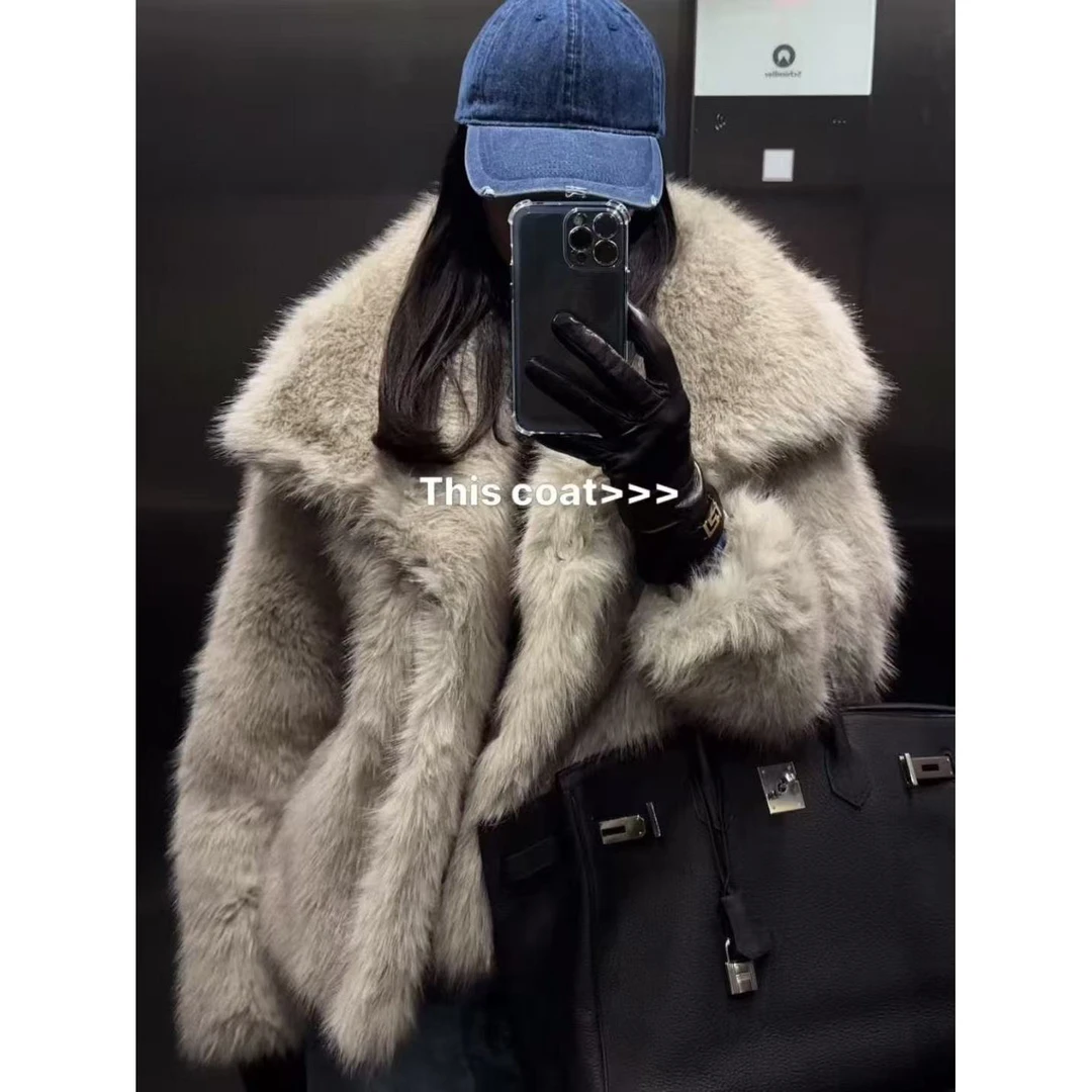 X jiu环保毛外套8802