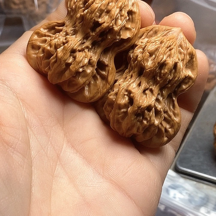 桃核把件M***.麦穗葫芦