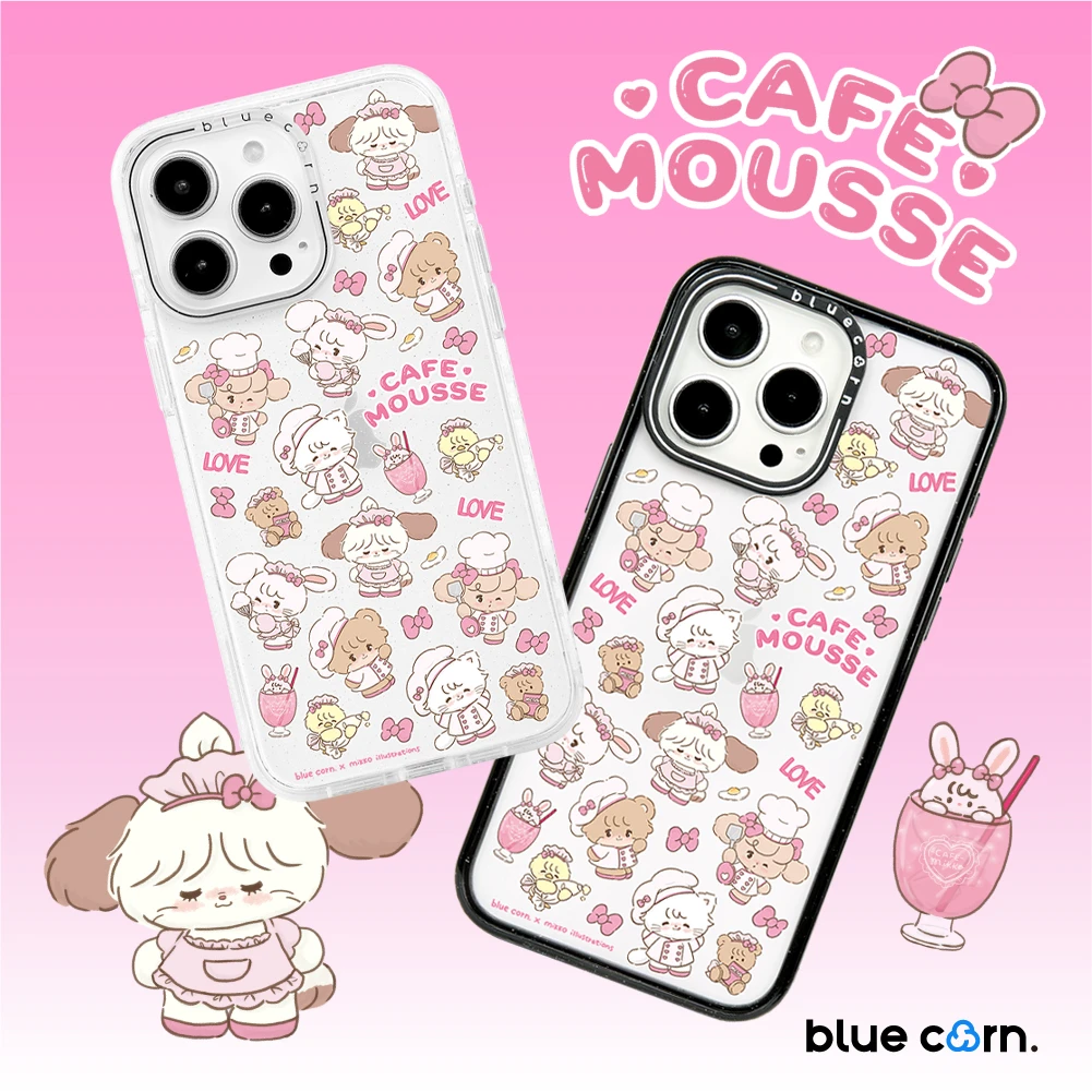 Bluecorn联名MIKKO小厨师贴纸适用于苹果iPhone16/15/14/手机壳