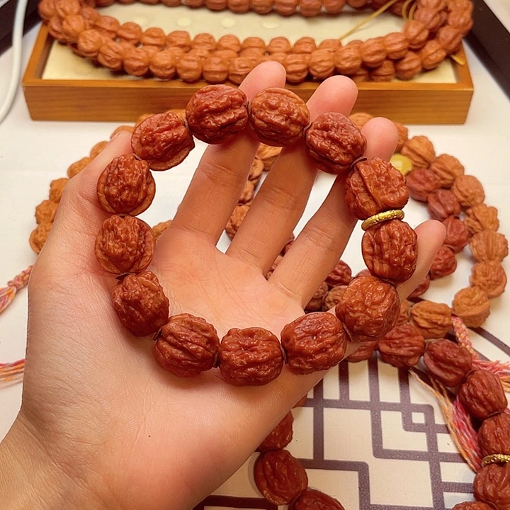 手串文玩核桃小金蟾手串