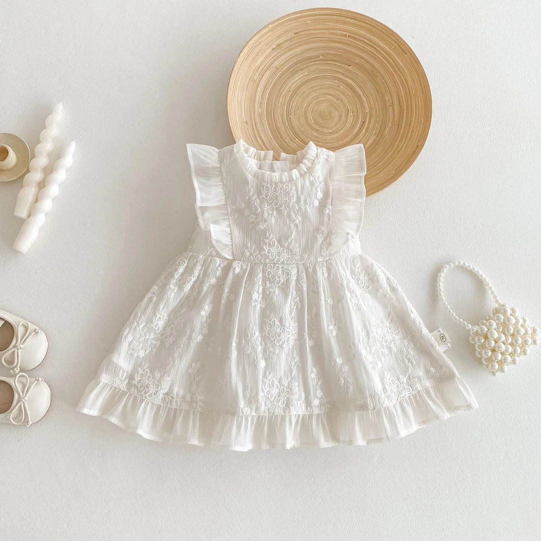 洋气休闲风无袖连衣裙婴幼儿夏季小童吊带裙/背心裙