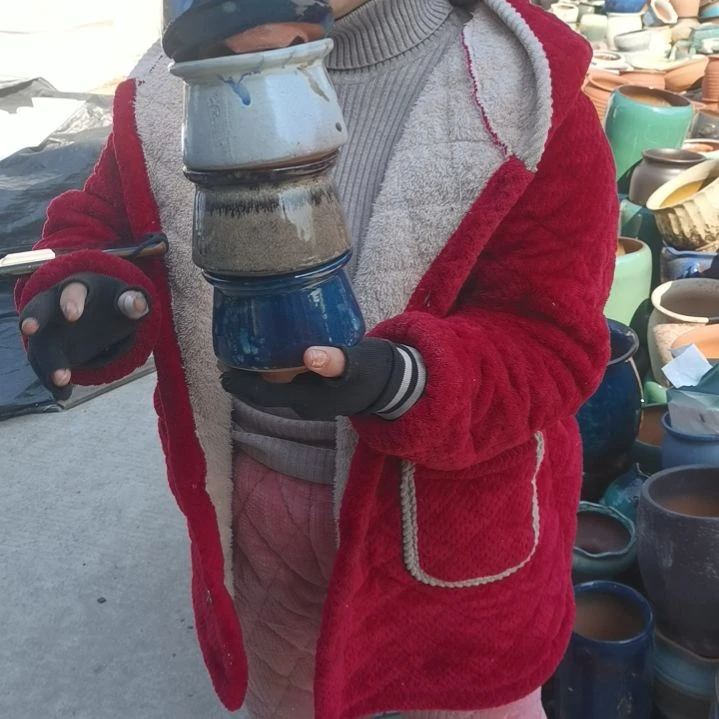 红陶口11高9瑕疵颜随机四个