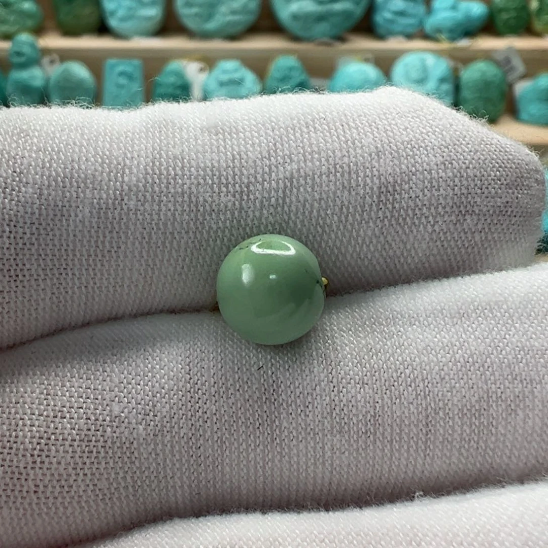 未镶嵌绿松石圆珠7.9mm