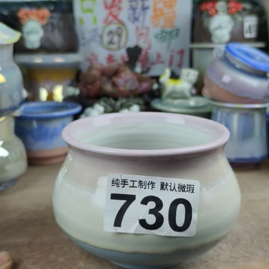 景德镇手工高温陶瓷：内口10高10