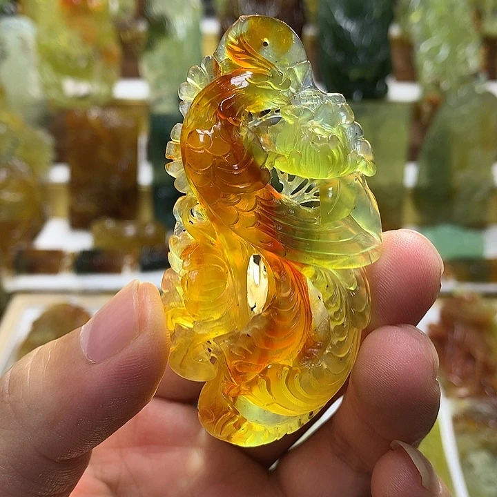 蛇纹石玉未镶嵌珠宝半成品