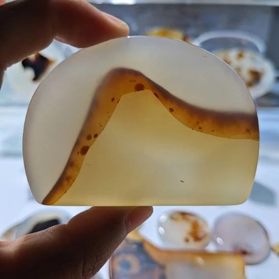 玛瑙/玉髓未镶嵌吊坠(不含链)12号