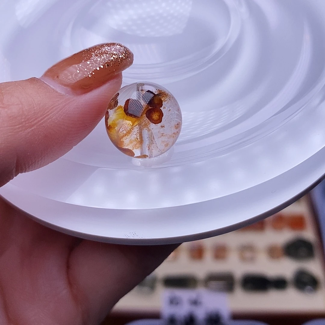 水晶天然水晶定制打孔不退换未镶嵌