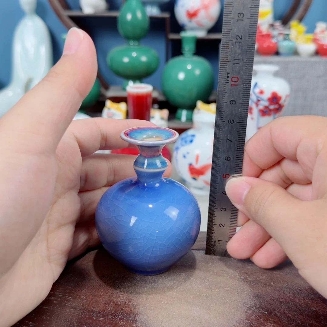 陶瓷手工小花器摆件