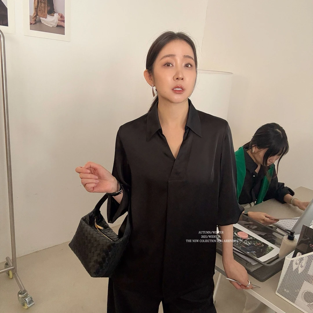 林宝宝白色衬衫2025新款春夏法式设计感上衣内搭夏季防晒衬衣7022