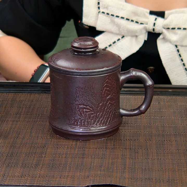 茶杯紫砂高货放漏