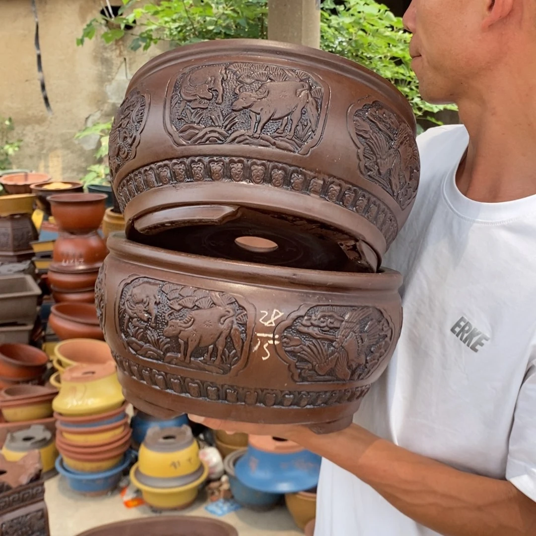 紫砂花盆紫砂壶的时候我就