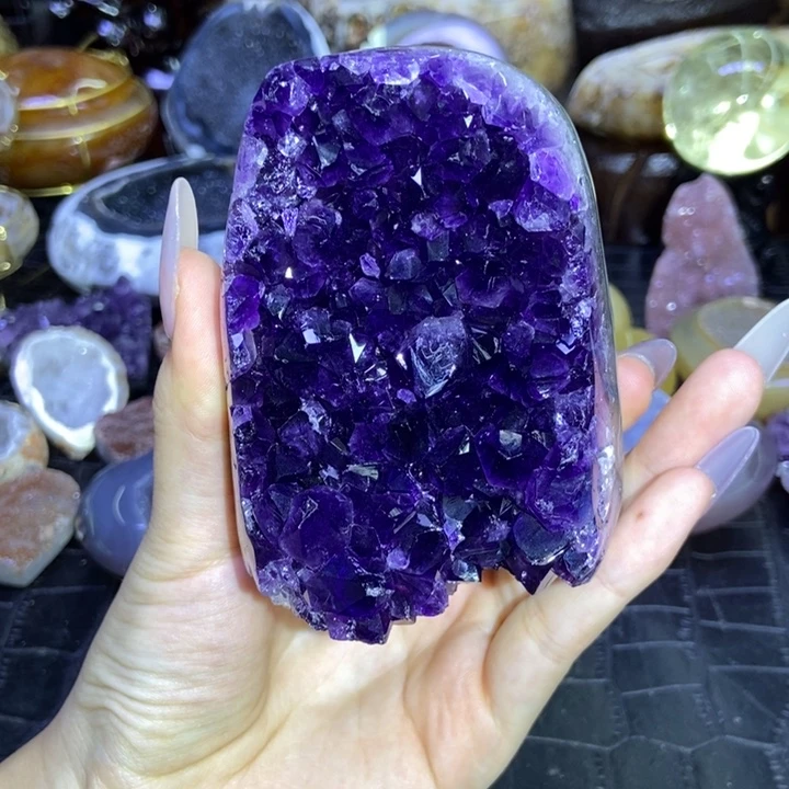 未镶嵌珠宝半成品水晶晶镇