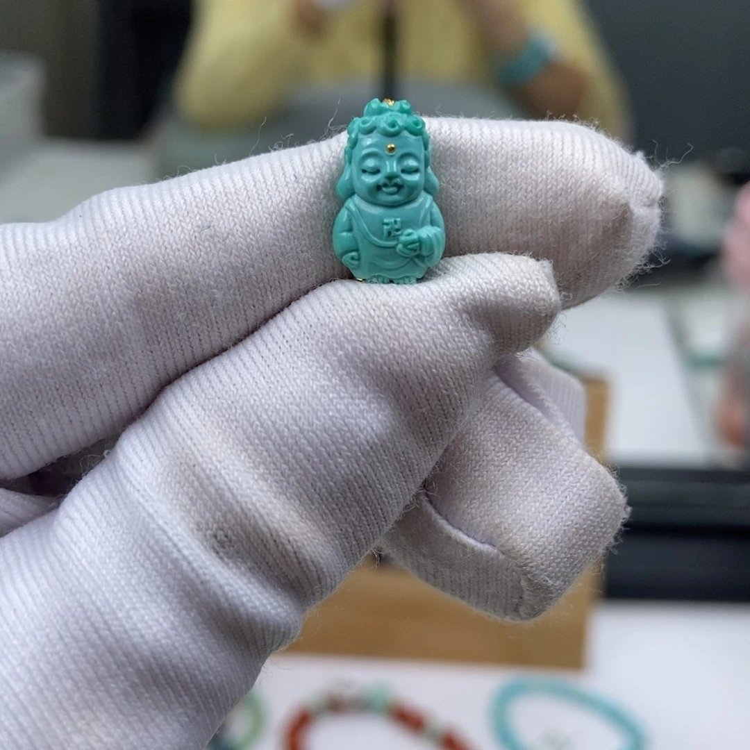 未镶嵌绿松石珠宝奇石