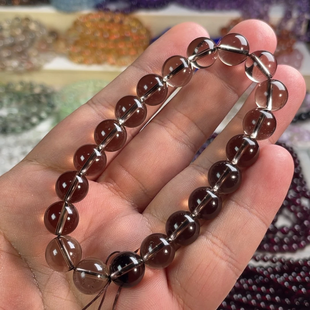 【闪购商品】石榴石手链银S925镶嵌鲜***儿