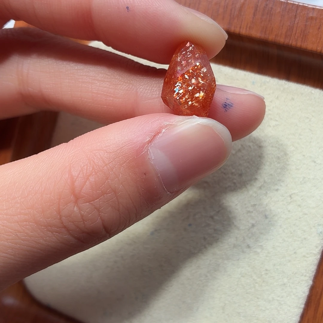 珠宝半成品银S925镶嵌水晶金太阳随型