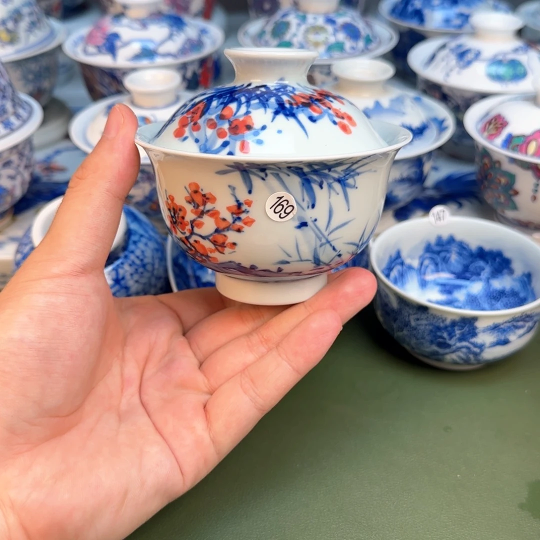 彦祖纯手工手绘茶具169