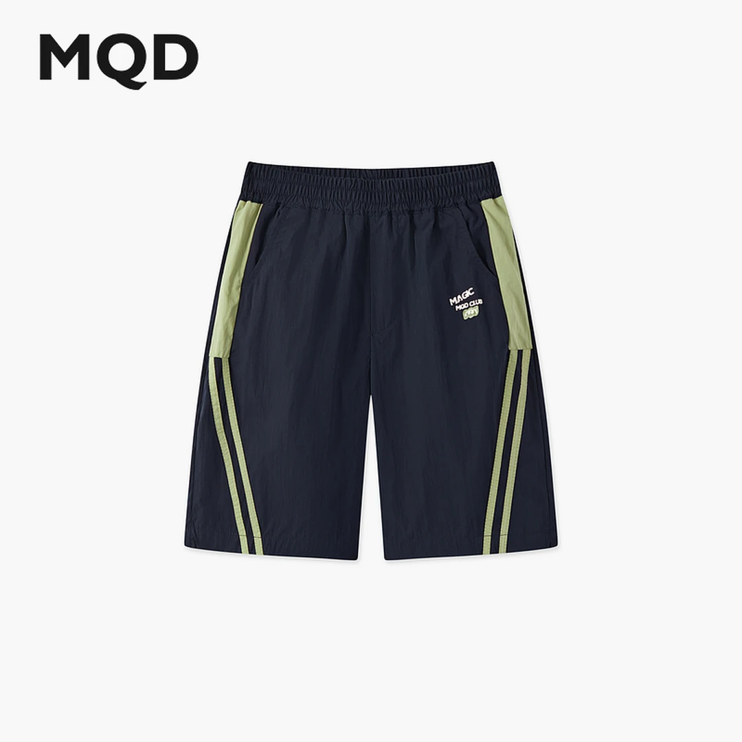 MQD童装儿童25夏季新品户外露营登山轻量化条杠休闲裤9652W1571