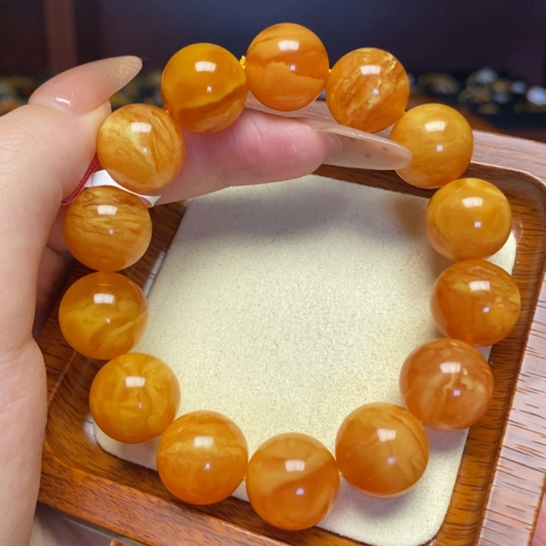 【闪购商品】蜜蜡手链未镶嵌手串