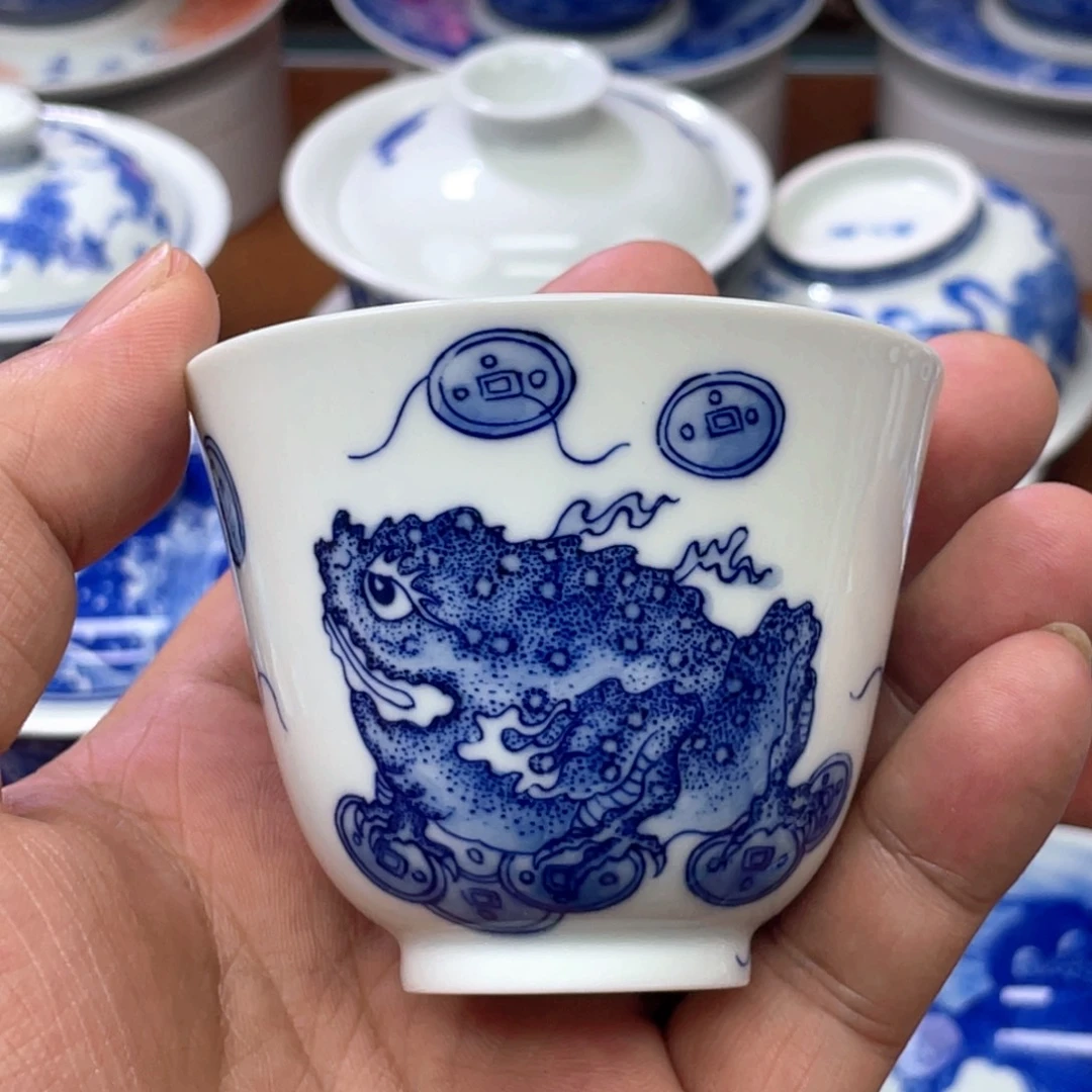 精工  三足金蟾  铃铛杯
