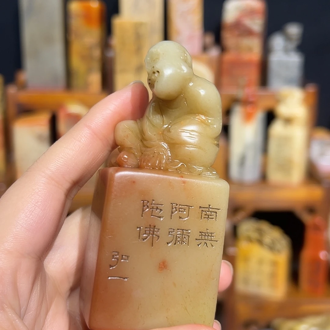 寿山石印石寿山石是山山水水