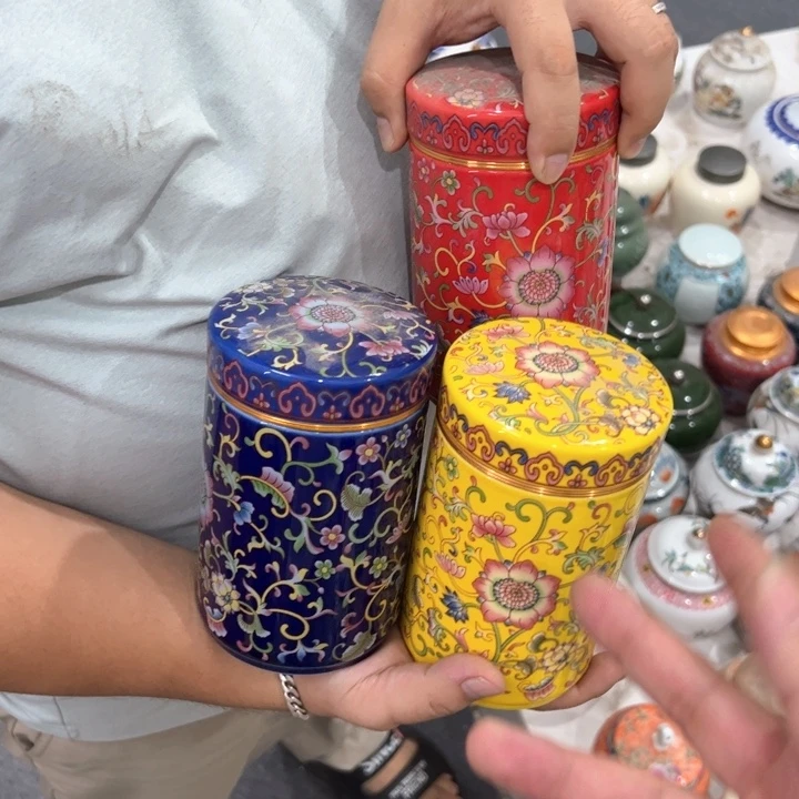 瑕疵福利品陶瓷茶叶罐