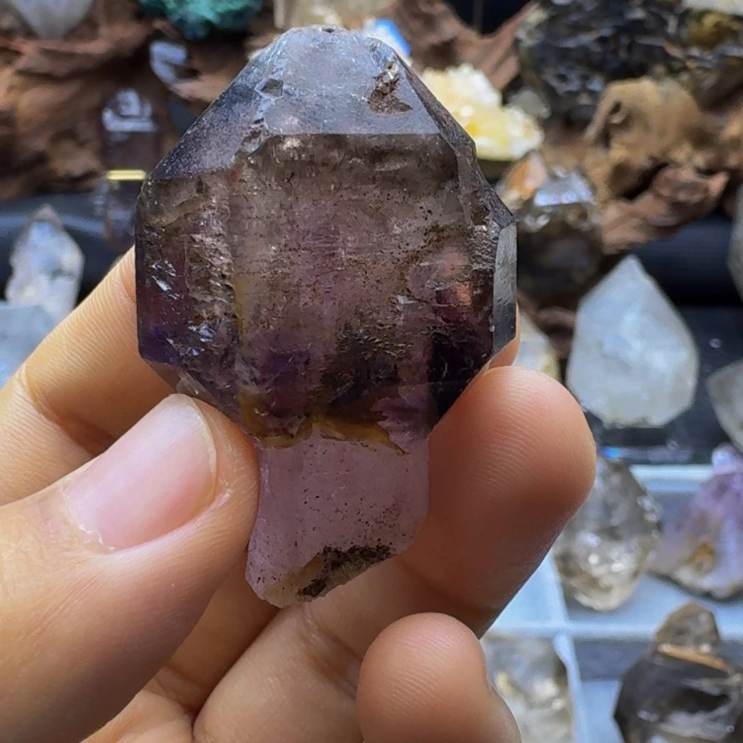石材超七骸骨水晶