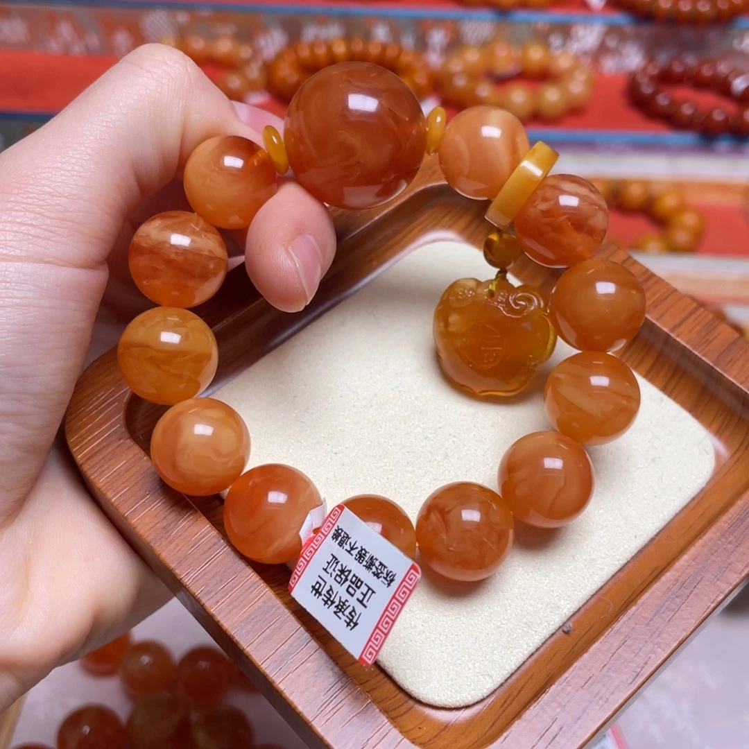 蜜蜡未镶嵌手链手串