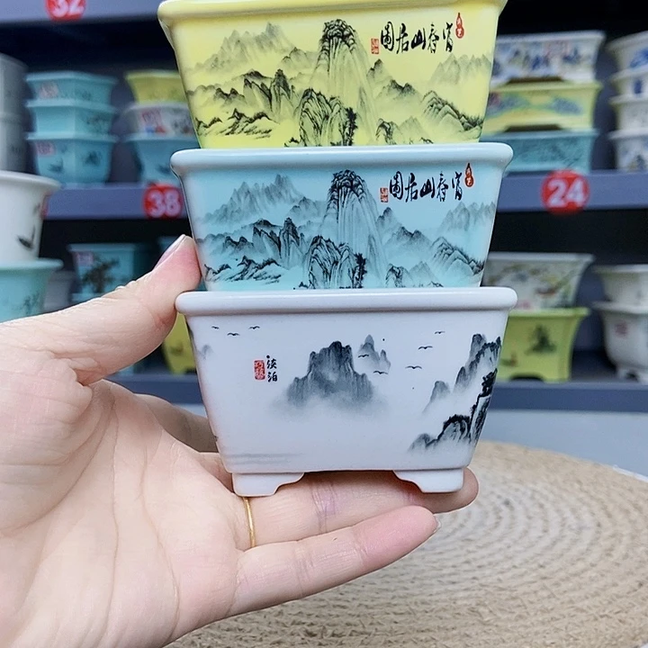 紫砂花瓶紫砂花盆