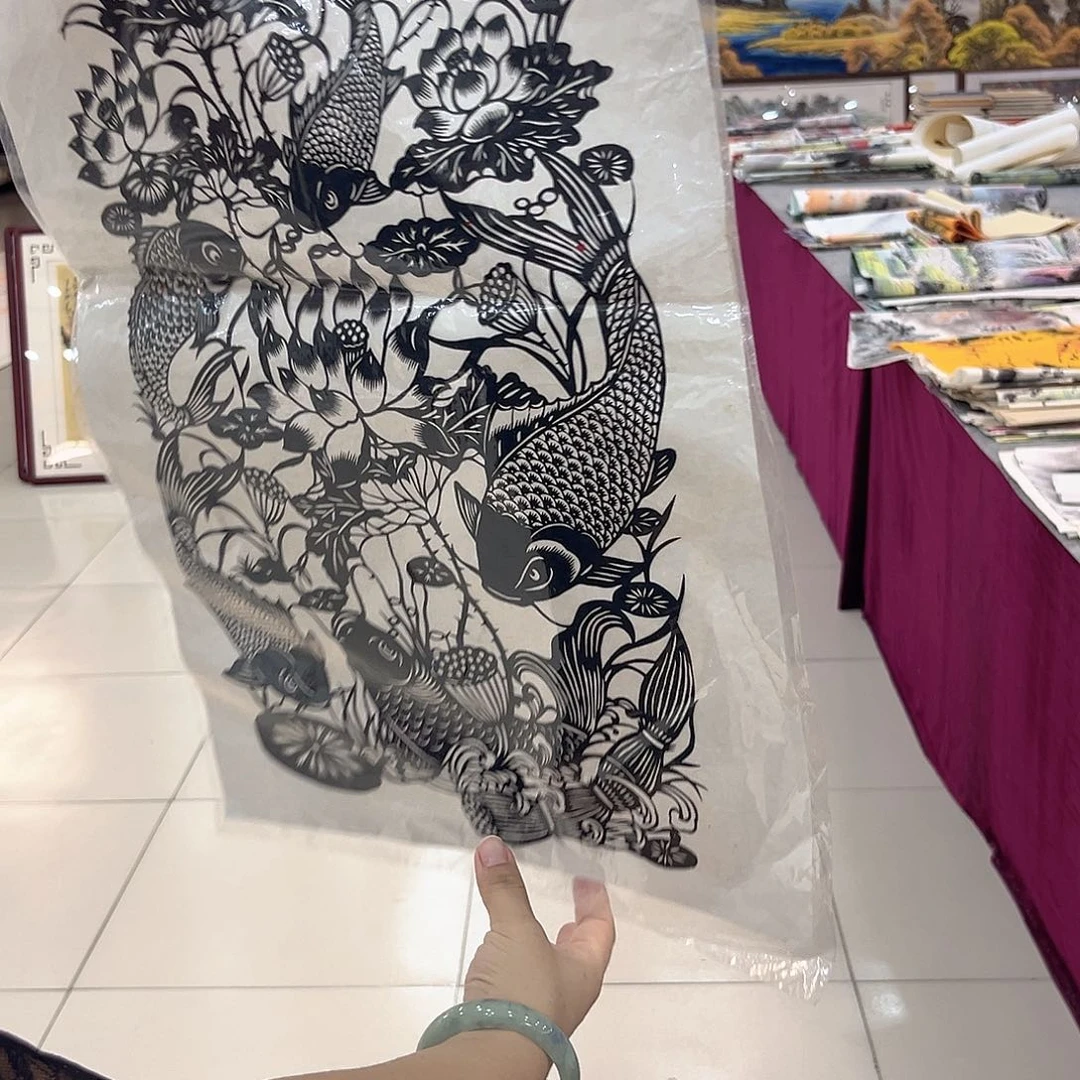 国画纯手绘山水花鸟书法