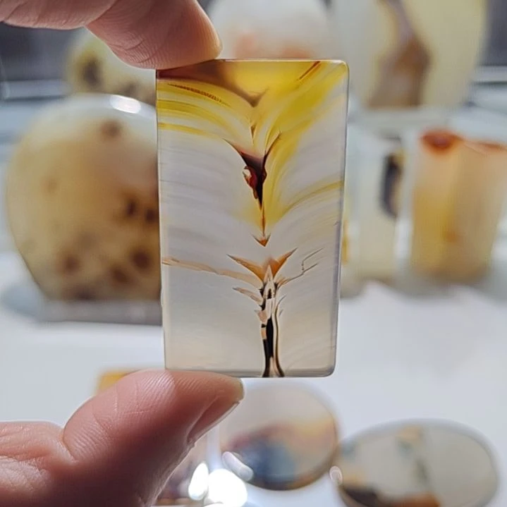 玛瑙/玉髓未镶嵌吊坠(不含链)108号