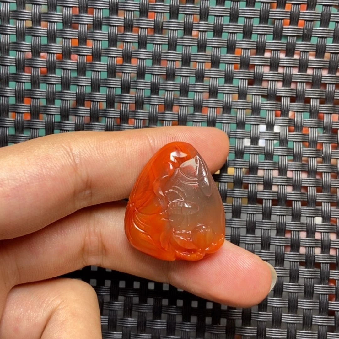 抖***抖吊坠(不含链)未镶嵌南红玛瑙