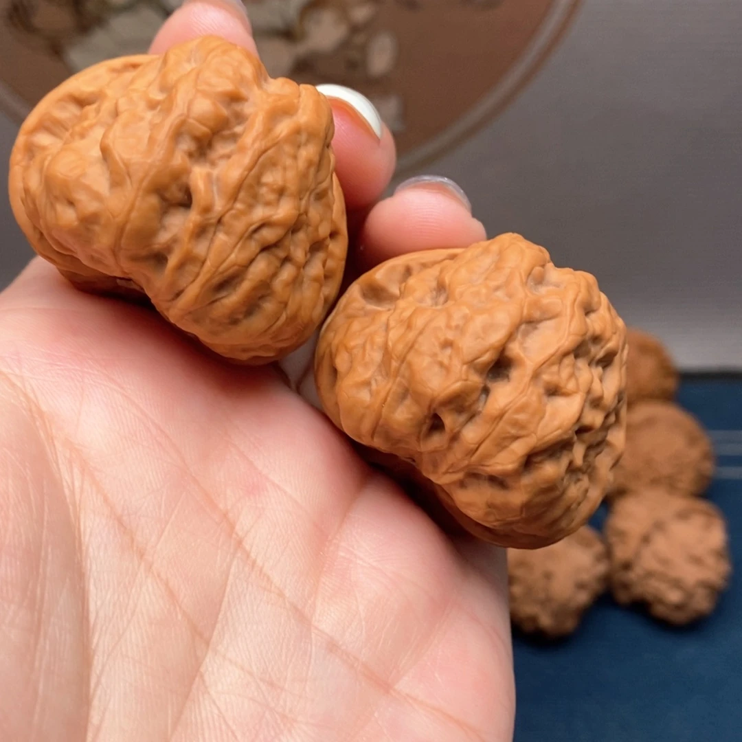 把件文玩核桃8三角蛙39.5