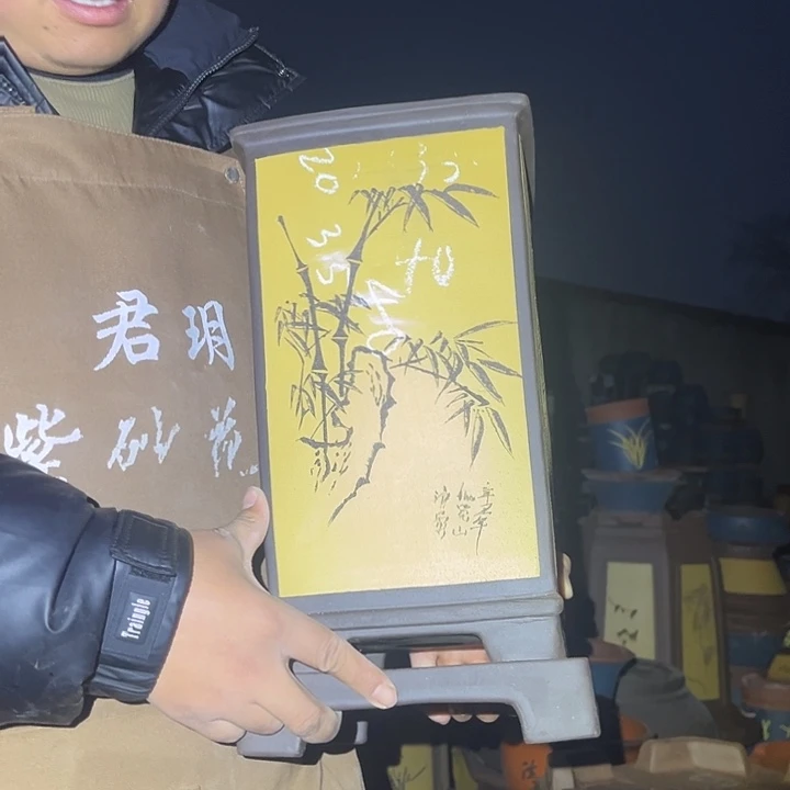 紫砂紫砂花盆盆栽