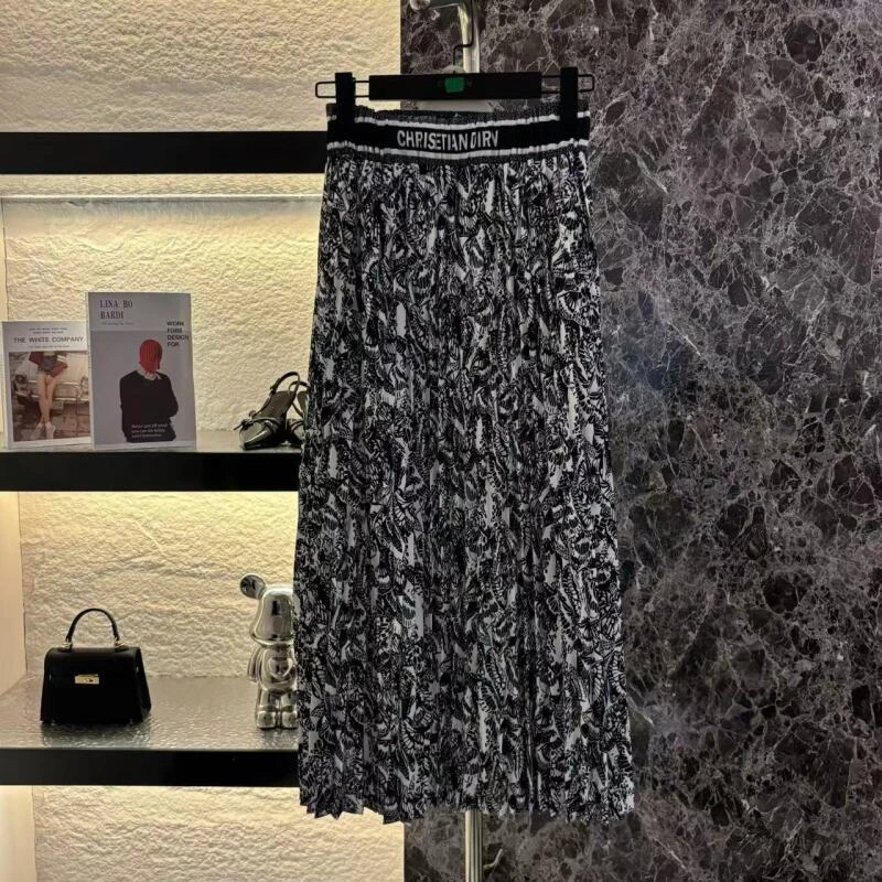 398*显瘦半身裙半身裙碎花气质高腰时尚百搭女士C02209