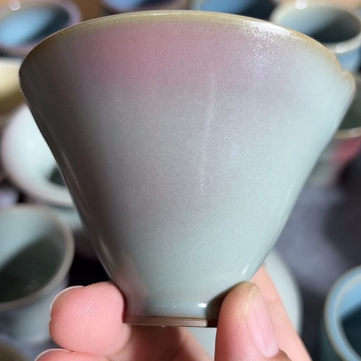 摆件钧窑杯子钧窑杯子