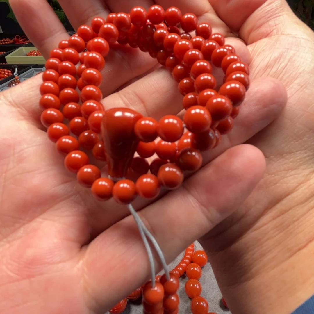 南红玛瑙未镶嵌颈饰