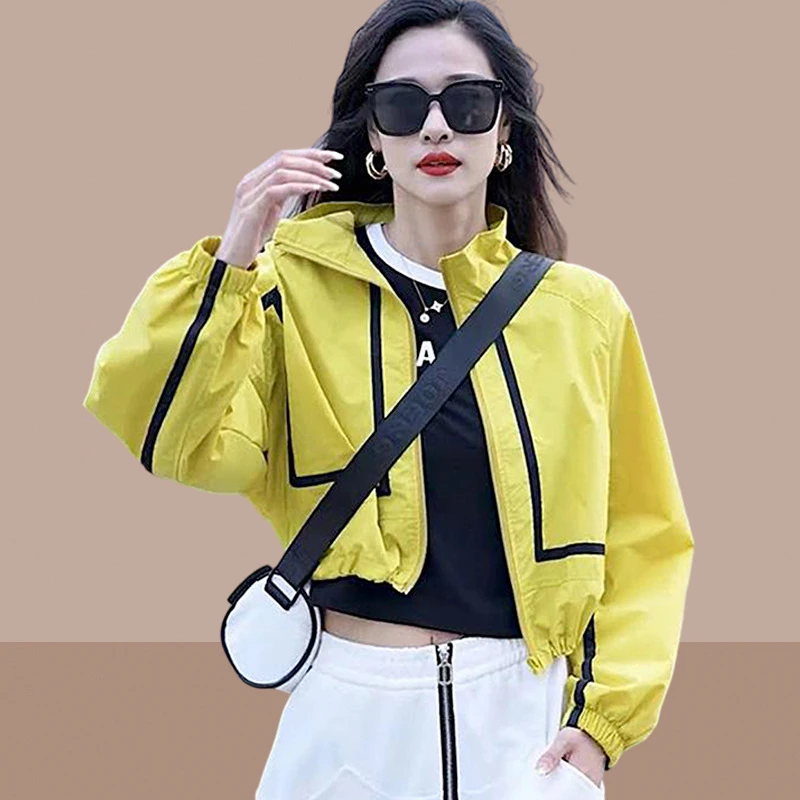 轻薄女短款2025夏季新款爆款小个子休闲百搭高级感防晒外套上衣潮