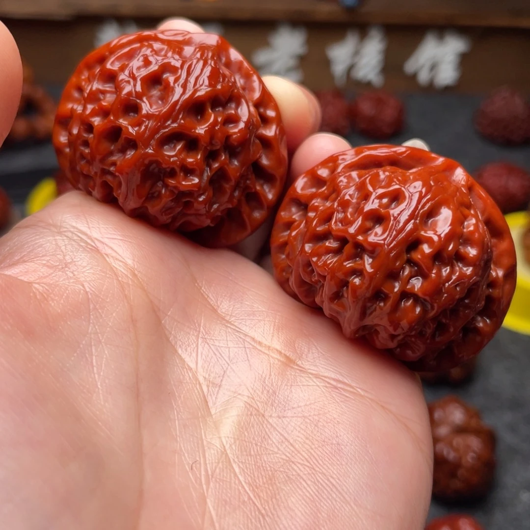 吊坠文玩核桃文玩核桃 手把件 宫灯 42