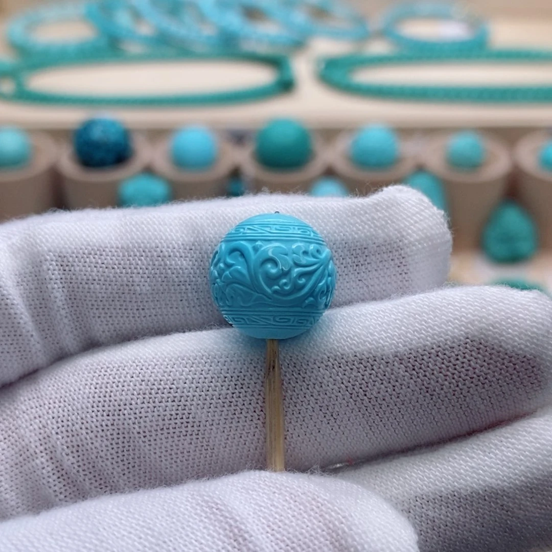 绿松石珠宝奇石未镶嵌